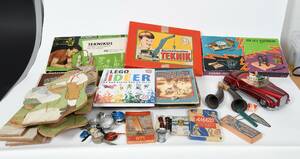 Äldre spel samt leksaker