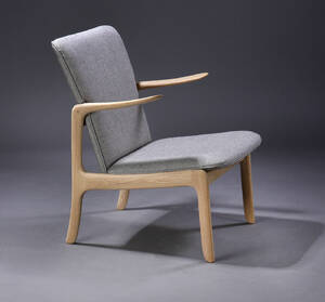 Ole Wanscher. Beak Chair lænestol model OW124, eg