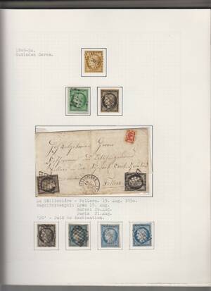 FRANCE. Very good and comprehensive coll. in 7 album.