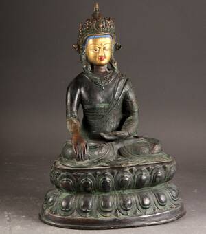 Buddha Shakyamuni af bronze