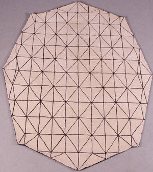 Ingrid Külper, Mattahari, handtuftad matta, Grid, 200x165 cm