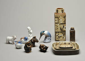 Kgl. P. samt Bing Grøndahl. Samling porcelæn 13