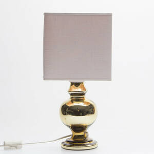 BORDSLAMPA, glas, Flygsfors, 1900-tal.