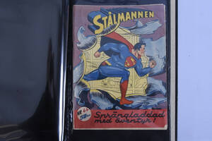 SERIETIDNINGAR, Stålmannen, 11-stycken, 1950 och 1951.