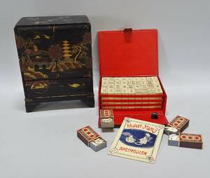 Mah-Jong samt smyckeskrin