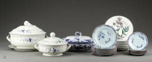 Villeroy Boch, Rörstrand m.fl. En samling fajance og porcelæn