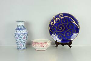 VAS, fat, samt terrin, bl.a. Kina