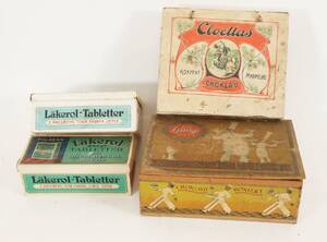 Reklamburkar 4st, bl.a. Cloetta