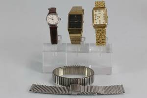 ARMBANDSUR, 3 st, samt armband, 2 st, bl.a. Tissot
