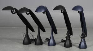 Isao Hosoe for Luxo. Fem bordlamper, model Heron. 5