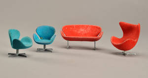 Arne Jacobsen. Miniaturemøbler 4