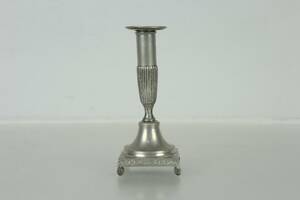 GUSTAF FREDRIC WIGHOLM verksam 1804-1889, ljusstake, tenn, sengustaviansk, Eskilstuna