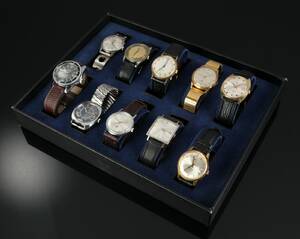 Samling vintage herrearmbåndsure 10