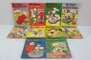 SERIETIDNINGAR, 10 st, Walt Disneys Kalle Anka Co, 1954