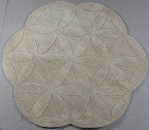 Ingrid Külper, Mattahari, handtuftad matta, Seed of Life, 180 cm