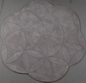 Ingrid Külper, Mattahari, handtuftad matta, Seed of Life, 165 cm