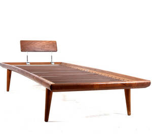 DAGBÄDD, FD 417, Minerva, teak, Peter Hvidt och Orla Mölgaard-Nielsen, France Son, Danmark.