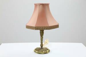 BORDSLAMPA, bronserad metall, 1950-tal
