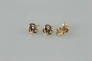 ÖRHÄNGEN, 3 st, guld, 18 k, ca 1,7 g
