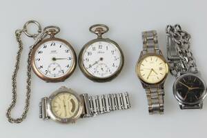 FICKUR, 2 st, Tissot resp Billodes, klockkedja samt armbandsur, 3 st, Casio, Citizen, Ceventic
