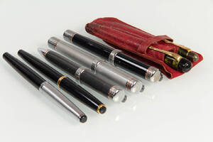 Samling fyldepenne m.m. bla. Mont Blanc og Harley Davidson 7