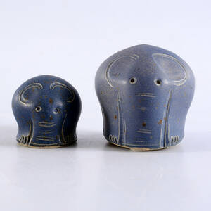 FIGURINER, 2 st, keramik, Witt Steninge.