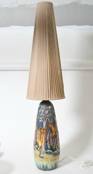 Golvlampa, Ulla Winblad, Alingsås Keramik