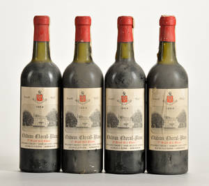 4 fl. Chateau Cheval Blanc 1964 Saint-Émilion 1. Grand Cru Classé
