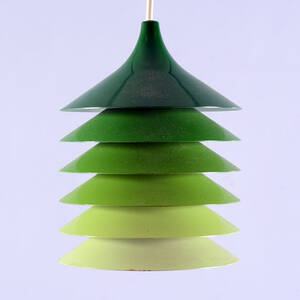 FÖNSTERLAMPA, grönlackerad metall, Duett, Bent Boysen, IKEA, 1900-tal.