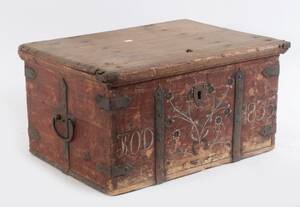 Kista, allmoge, daterad 1835