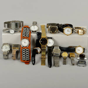 PARTI ARMBANDSUR, 18 st, bland annat Seiko, Tissot och Certina