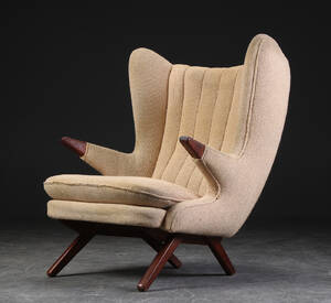 Skipper Furniture. Øreklapstol lænestol, model 91