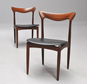 H. W. Klein. Par stole af teaktræ 2