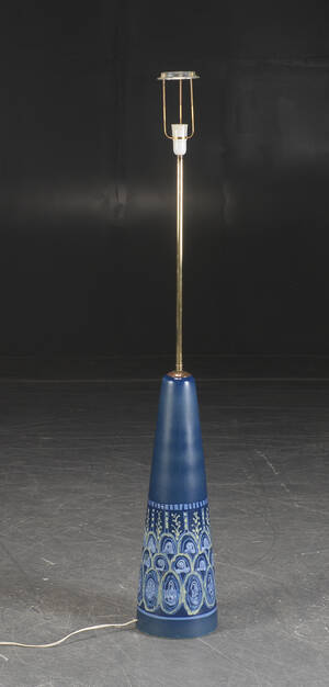 Søholm. Standerlampe af keramik