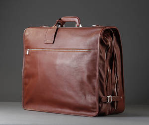 Mads Bruun Collection. Business taske af cognac-farvet skind, model Travelmate