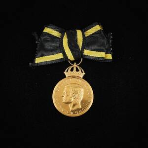 Medalj, 18k guld