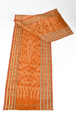 Iban, Dayak, Borneo. Ikat, textil