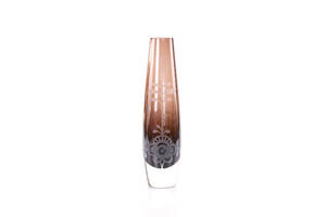 Vas, Musselmalet, glas, Royal Copenhagen, höjd 19,5 cm