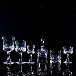 GLASSERVIS, 63 delar, Prince, Göran Wärff, Kosta.