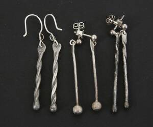 Örhängen 3 par, silver