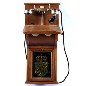 TELEFON, Telegrafverkets Verkstad, Nynäshamn, tidigt 1900-tal.