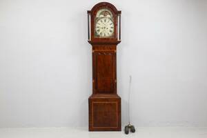 GOLVUR, mahogny, England, omkring år 1800