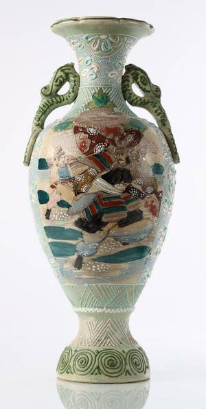 Kinesisk vase af keramik, 1900-tallet