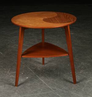 Dansk design. Lampebord af teak