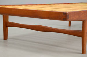 Dansk møbelproducent, daybed i massivt teak, 195060erne