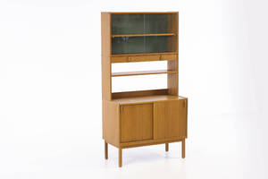 Bertil Fridhagen, bokhylla, teak, Bodafors