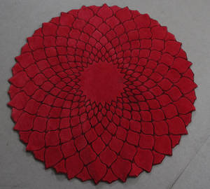 Ingrid Külper, Mattahari, handtuftad matta, Crown, 170 cm