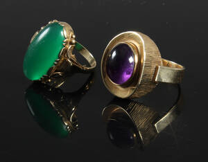 Vintage ringe af 14 kt. guld 2