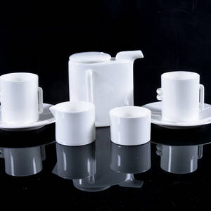 KAFFESERVIS, porslin, 7 delar, Nippon, Gustavsberg.