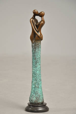 Figur af bronce